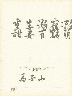 重生溺宠:陆少甜妻有点萌