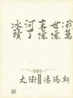 冰河末世:我囤积了亿亿万物资在线听