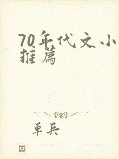 70年代文小说推荐