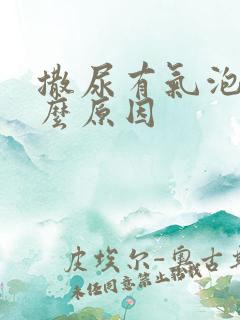 撒尿有气泡是什么原因