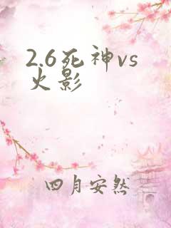 2.6死神vs火影