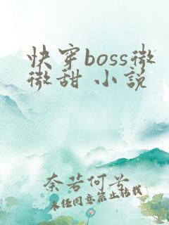 快穿boss微微甜 小说