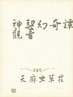 神契幻奇谭免费观看