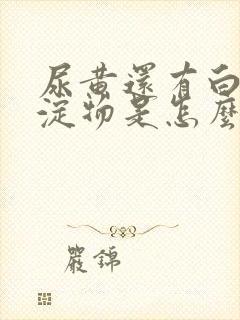 尿黄还有白色沉淀物是怎么回事