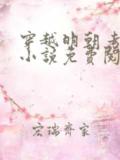 穿越明朝考科举小说免费阅读全文