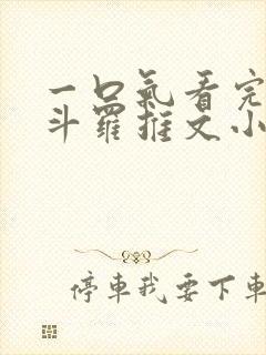 一口气看完穿越斗罗推文小说