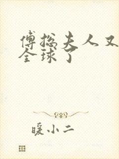 傅总夫人又惊艳全球了