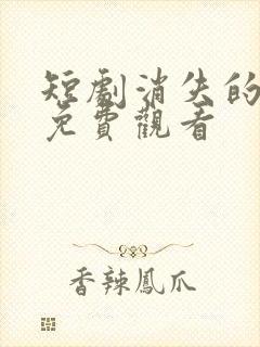 短剧消失的女儿免费观看