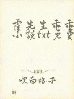 霍先生乖乖宠我小说txt免费下载