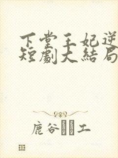 下堂王妃逆袭记短剧大结局