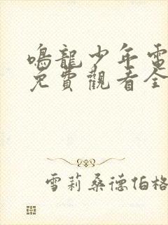 鸣龙少年电视剧免费观看全集剧情