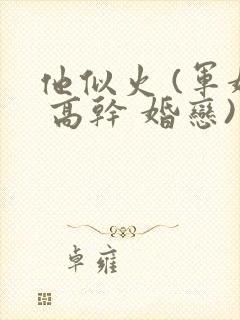 他似火 (军婚 高干 婚恋)笔趣阁txt下载