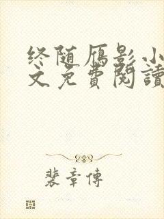 终随雁影小说全文免费阅读