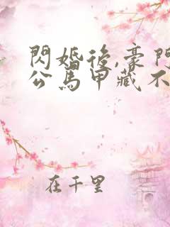 闪婚后,豪门老公马甲藏不住 短剧