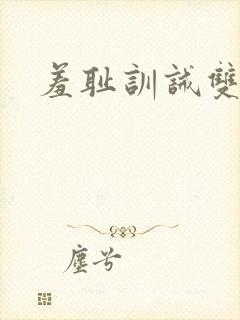 羞耻训诫双男主