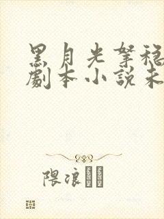 黑月光拿稳be剧本小说未删减版