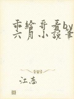 乖给哥看by夏六月小说笔趣阁