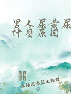 男人尿黄尿臭是什么原因