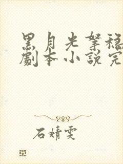 黑月光拿稳be剧本小说完整版