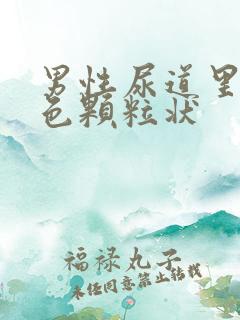 男性尿道里有白色颗粒状