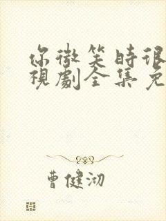 你微笑时很美电视剧全集免费观看