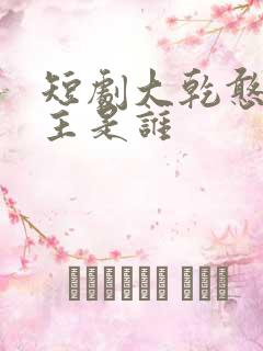 短剧大乾憨婿男主是谁