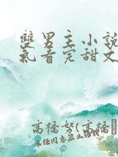 双男主小说一口气看完甜文