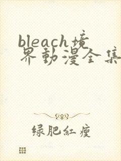 bleach境界动漫全集免费收看