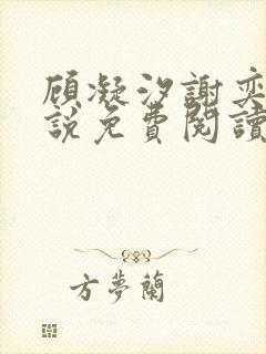 顾凝汐谢奕承小说免费阅读最新章节