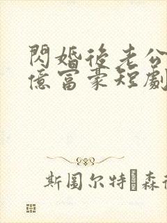 闪婚后老公是千亿富豪短剧