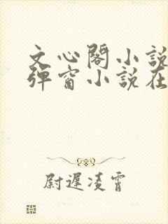 文心阁小说_无弹窗小说在线免费阅读