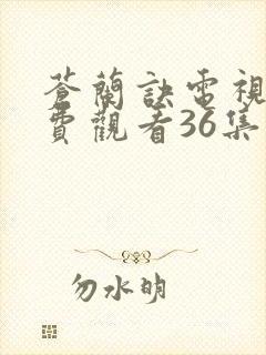 苍兰诀电视剧免费观看36集完整版