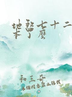 地煞七十二变完本了么