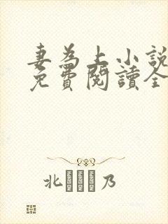 妻为上小说全文免费阅读全文