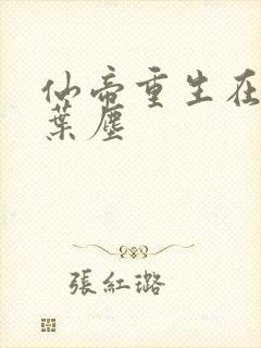 仙帝重生在都市叶尘