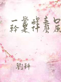 一觉醒来口苦口干是什么原因引起的