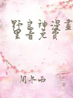 野良神漫画在哪里看免费