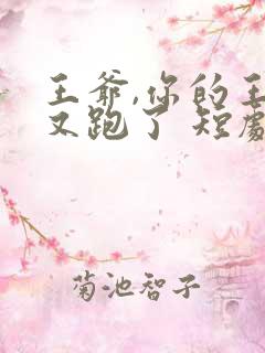 王爷,你的王妃又跑了 短剧