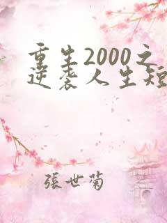 重生2000之逆袭人生短剧