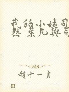 我的小姨司空嫣然 叶凡与司空嫣然章节