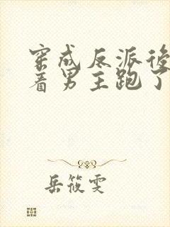 穿成反派后我扛着男主跑了小说