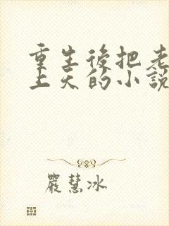 重生后把老公宠上天的小说