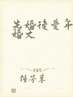 先婚后爱年代军婚文