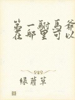 第一驸马爷短剧在哪里可以看