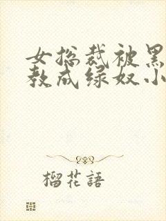 女总裁被黑人调教成绿奴小说