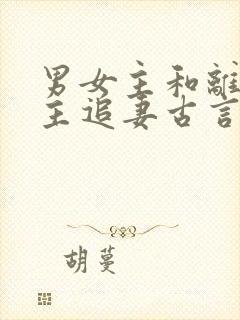 男女主和离后男主追妻古言