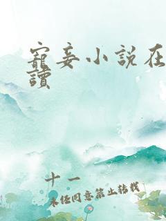 宠妾小说在线阅读