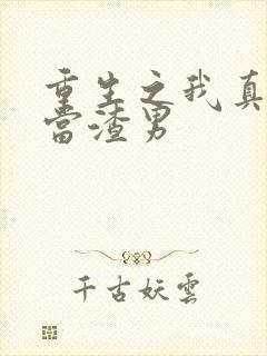 重生之我真没想当渣男