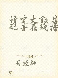 情定大饭店国语配音在线播放