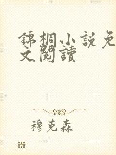 锦桐小说免费全文阅读